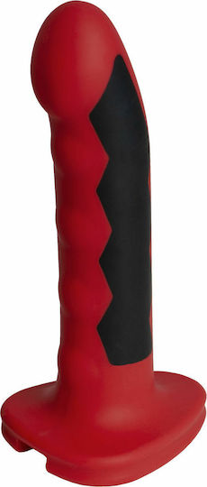 Electrastim Silicone Fusion Komodo Dildo Electro Stimulator για Ηλεκτροδιέγερση σε Κόκκινο Χρώμα