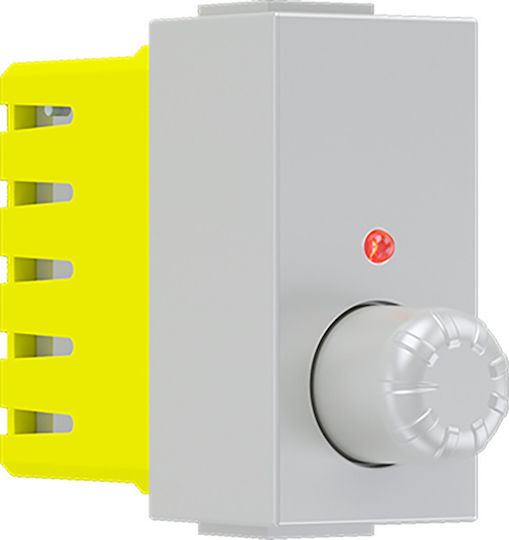 Aca Modys Recessed Dimmer Switch Without Frame Classic Rotary 300W in Beige Colour