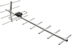 Osio OTA-1014 Draußen TV-Antenne (keine Stromversorgung erforderlich) in Blau Farbe Verbindung mit Koaxialkabel