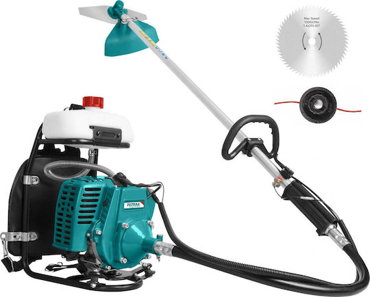 Total Two-Stroke Gasoline Brush Cutter Back 1.1hp 11kg