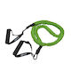 X-FIT High End Bandă de rezistență pentru exerciții Gymtube Mediu cu mânere Verde