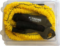 X-FIT Latex High End 5X9X1250mm Λάστιχο Γυμναστικής Σωληνωτό Μαλακό με Λαβές Κίτρινο