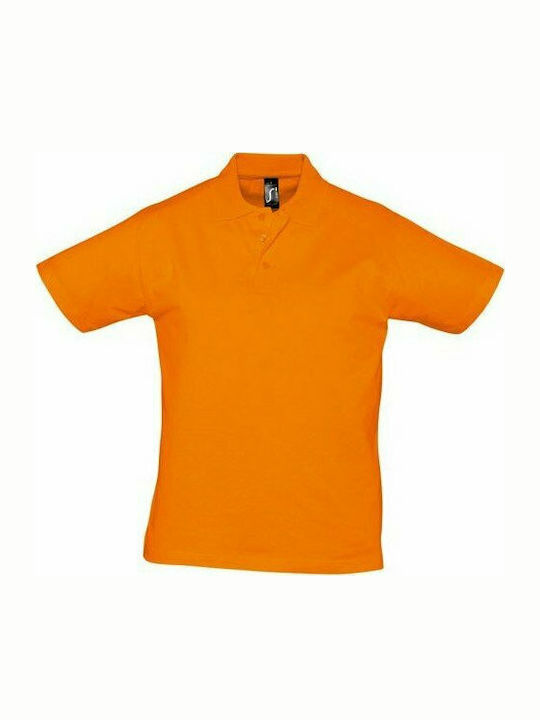 Sol's Prescott Ανδρική Διαφημιστική Μπλούζα Κοντομάνικη σε Πορτοκαλί Χρώμα