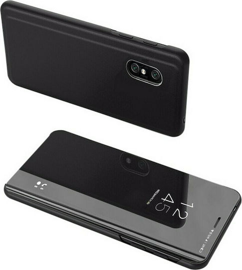 Powertech Clear View Книга Пластмаса Черен (Redmi 9A / 9AT)