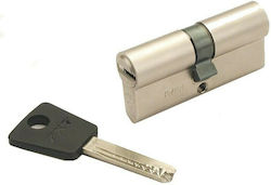 Assa Abloy Lock Cylinder Security 0148 62mm (31-31) with 5 Keys Silver