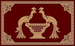 Eurofil Church Carpet Byzantium 484 Red 200x300cm