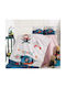 SB Home Space Baby Sheets Set Crib Cotton Multicolored 110x150cm 4pcs