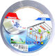 Geko LDPE Transparent Self-Adhesive Aluminum Tape Transparent 50mmx30m 1pcs