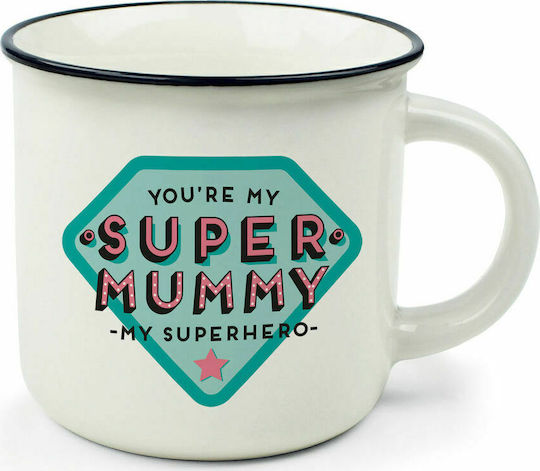 Legami Milano Cup-Puccino Super Mummy Κούπα Κεραμική Λευκή 350ml Legami Milano Cup-Puccino Super Mummy Κούπα Κεραμική Λευκή 350ml