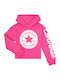 Kids Sweatshirt with Hood and Pockets Fuchsia CHUCK