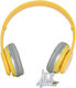 IG-9354 Жични On Ear Слушалки Жълти