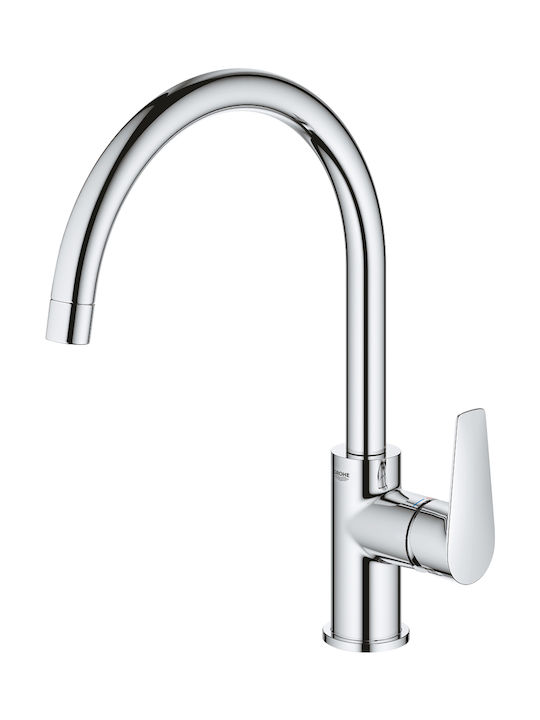 Grohe Bauedge Tall Kitchen Counter Faucet Chrome