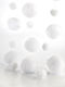 Eurolamp Weihnachtliche Girlande Stoff Weiß 180x4cm 6Stück