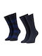 Tommy Hilfiger Rugby Men's Patterned Socks Blue 2Pack