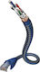Inakustik SF/UTP Cat.6 (Gigabit) Network Cable Ethernet 1m Blue
