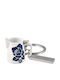 Belogia Keychain Metallic Milky Way White