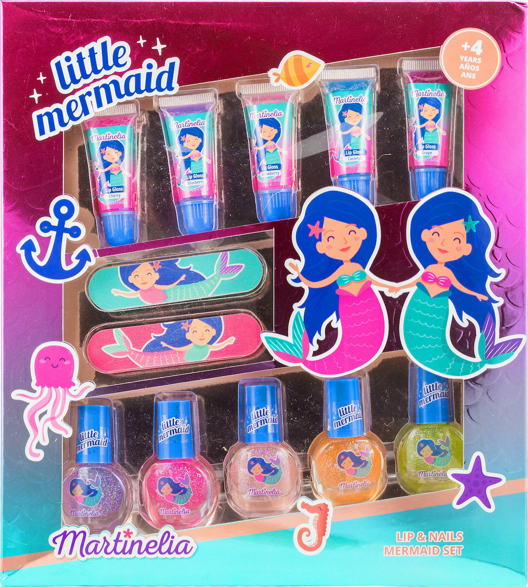 Martinelia Little Mermaid Nail And Lip Gloss Set Skroutz Gr