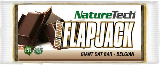 NatureTech Oat Bars with Belgian Chocolate Bar Oat / Energy / Flapjack with Σοκολάτα (1x100gr) 100gr