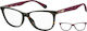 Polaroid Women's Acetate Prescription Eyeglass Frames with Clip On Brown Tortoise PLDD408 65T