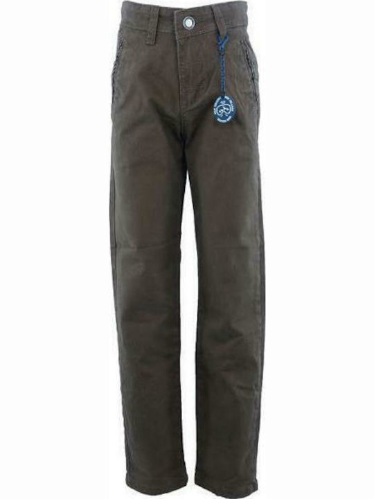 New College Kids Fabric Trousers Brown