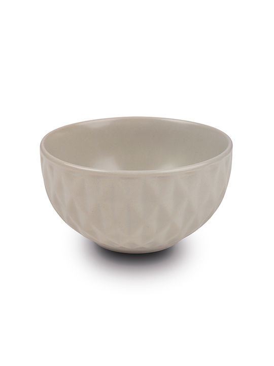 Nava Soho Classic Bol de Servire pentru Cereale Rotund Ceramică Gri cu Diametru 14buc 1buc