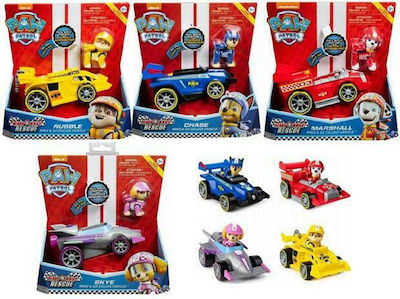 Spin Master Παιχνίδι Μινιατούρα Paw Patrol Race & Go Deluxe Vehicle για 3+ Ετών (Διάφορα Σχέδια) 2τμχ