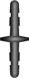 Hung System Double Insert Double Plug Anal Plug Black 18cm