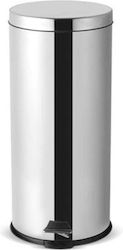 FTC001-30L Metallic Waste Bin 30lt with Pedal Inox