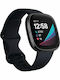 Fitbit Sense Aluminium 40mm Αδιάβροχο Smartwatch με Παλμογράφο (Carbon/Graphite Stainless Steel)