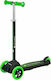 Rebel Kids Scooter Foldable 3-Wheel Green