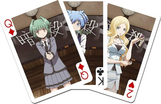 Sakami Merchandise Assassination Classroom Playing Cards Characters Συλλεκτική Τράπουλα 1τμχ Πλαστικοποιημένη