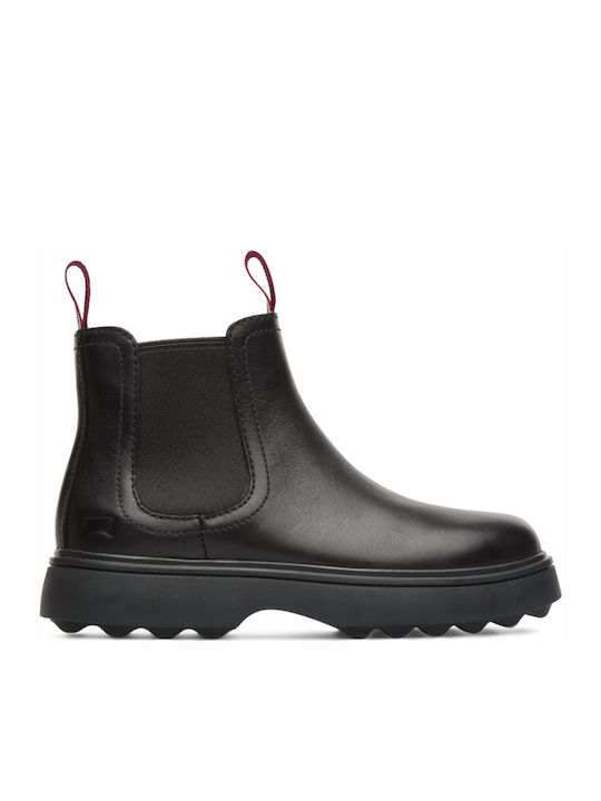 Norte Anatomical Leather Kids Boots Black