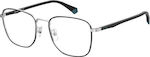 Polaroid Metal Eyeglass Frame Black PLD D390/G 010