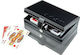 Piatnik Cards Lux Playing Cards 1pcs Laminated Black In Leather Case