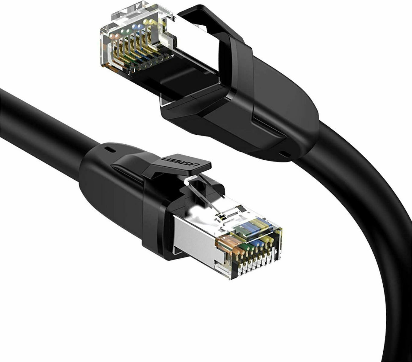 Ugreen S/FTP Cat.8 Cable 20m Μαύρο (80728) Skroutz.gr