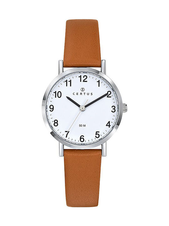 Certus Watch with Leather Strap 644444