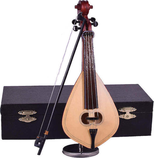 SP Souliotis Miniatură Decorativă Instrument Muzical Lemn Creț 8x3x20cm