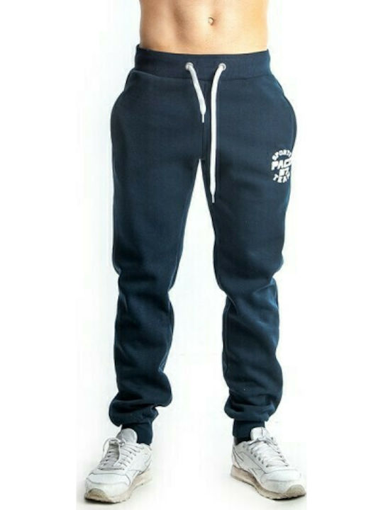 Paco & Co Men's Sweatpants with Rubber Navy Blue