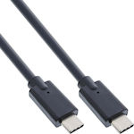 InLine Regular USB 3.1 Cable USB-C male - USB-C male Μαύρο 0.5m (35706)