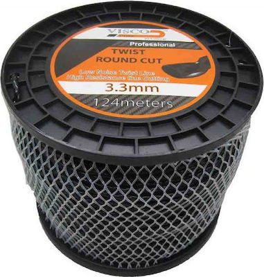 Visco Parts Round Twist Brush Cutter Trimmer Line 3.9mm 29m 02039