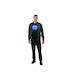 Tracksuit Set With Jacket Glossy Black