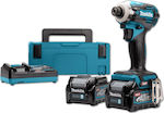 Makita Παλμικό Κατσαβίδι Μπαταρίας Brushless 40V 2x4Ah