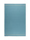 Tapicap Box Border Handmade Rug Outdoor Rectangular Aqua