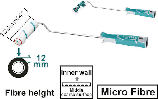 Total Paint Round Roller 6mm/10cm