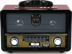 Meier M-108BT Retro Tabletop Radio Rechargeable with USB Multicolour