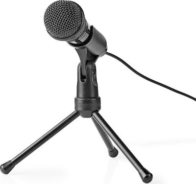 Nedis Mictj100bk Wired Microphone Off με Καρφί 3.5mm