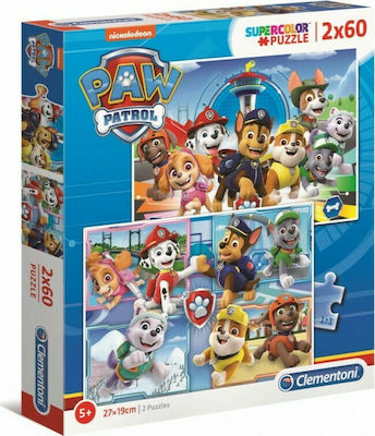 Детски Пъзел Paw Patrol Super Color 60бр Clementoni