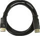 LogiLink Cable DisplayPort male - DisplayPort male 5m Μαύρο (CV0074)