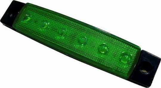 Lkw-Volumenlichter 1Stück 12 / 24V - Grün 03320-G