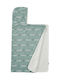 Fresk Baby Bath Towel Hooded Dachsy Turquoise 100x75cm